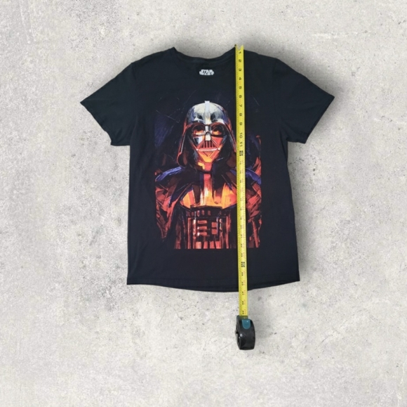 Star Wars Shirt Adult Medium Black Short Sleeve Crew Neck Darth Vader - Picture 3 of 7